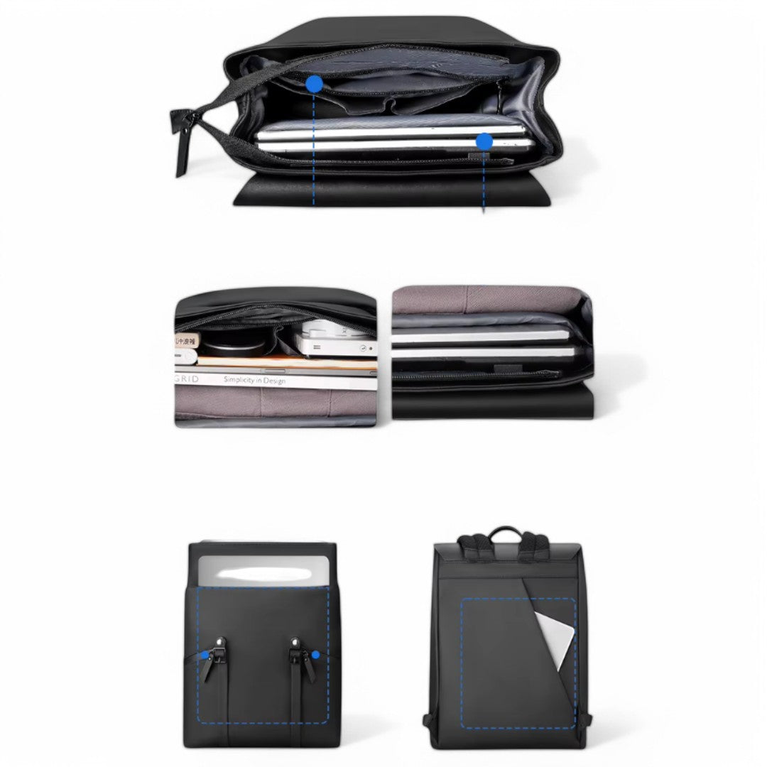 Sac à dos urbain homme léger étanche, poche pc 15" - Havresacs