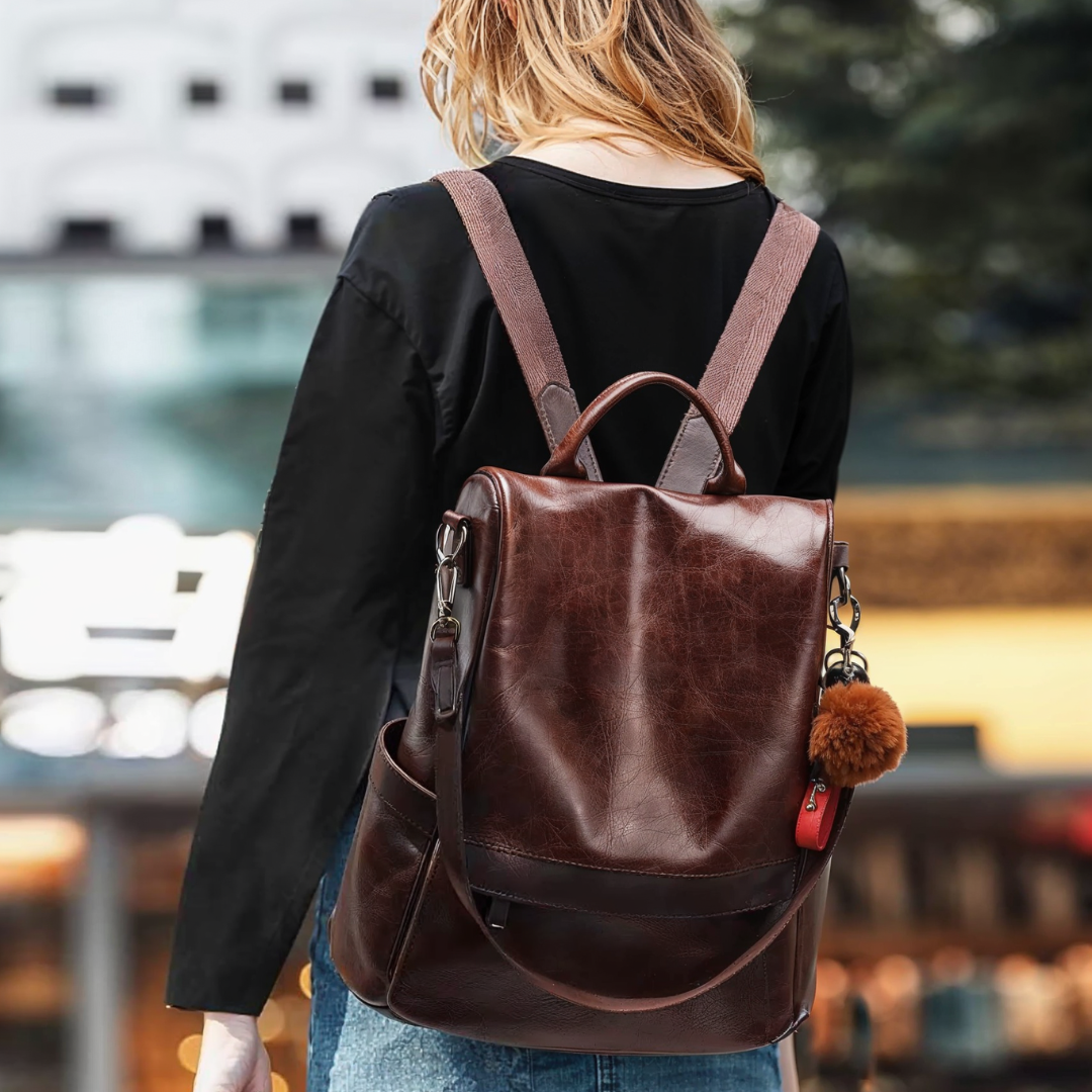 Sac à Dos Femme Cuir 2 en 1 – QueenSecure – Havresacs