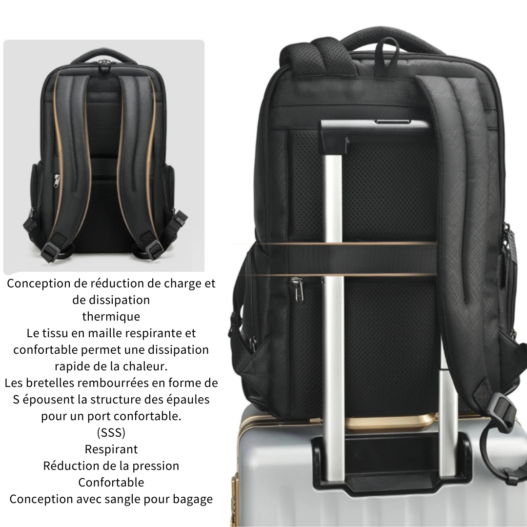 Sac à dos de voyage étanche – Connect Pro – Havresacs