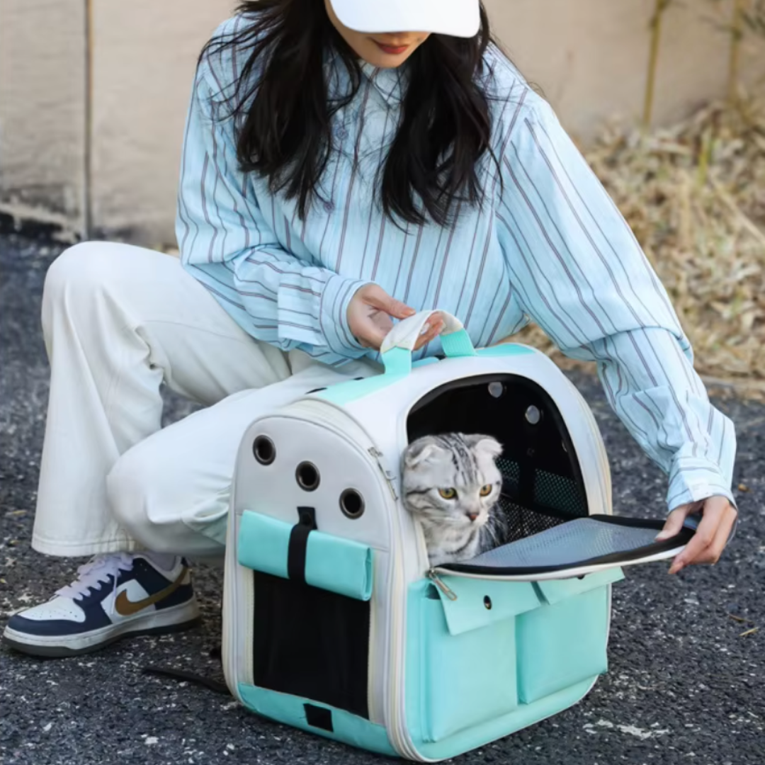 Sac à dos pour chat pliable et ventilé ConfortChat – Havresacs