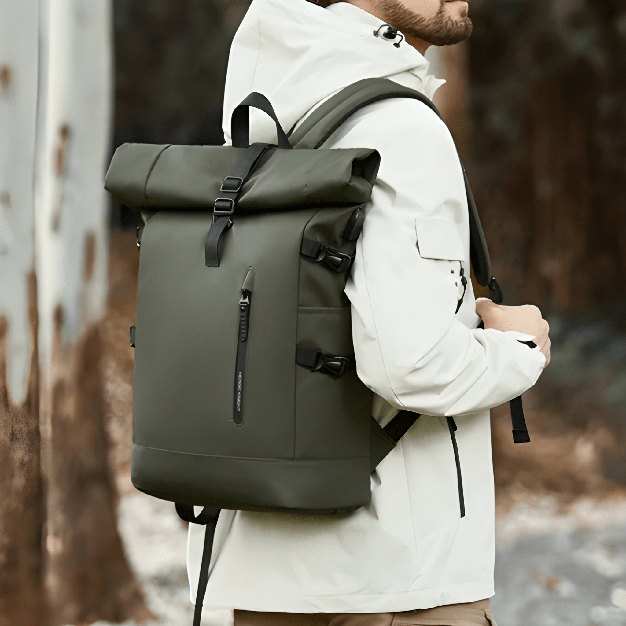 Sac à dos Roll Top étanche & urbain de 20L - compatible PC 15,6"