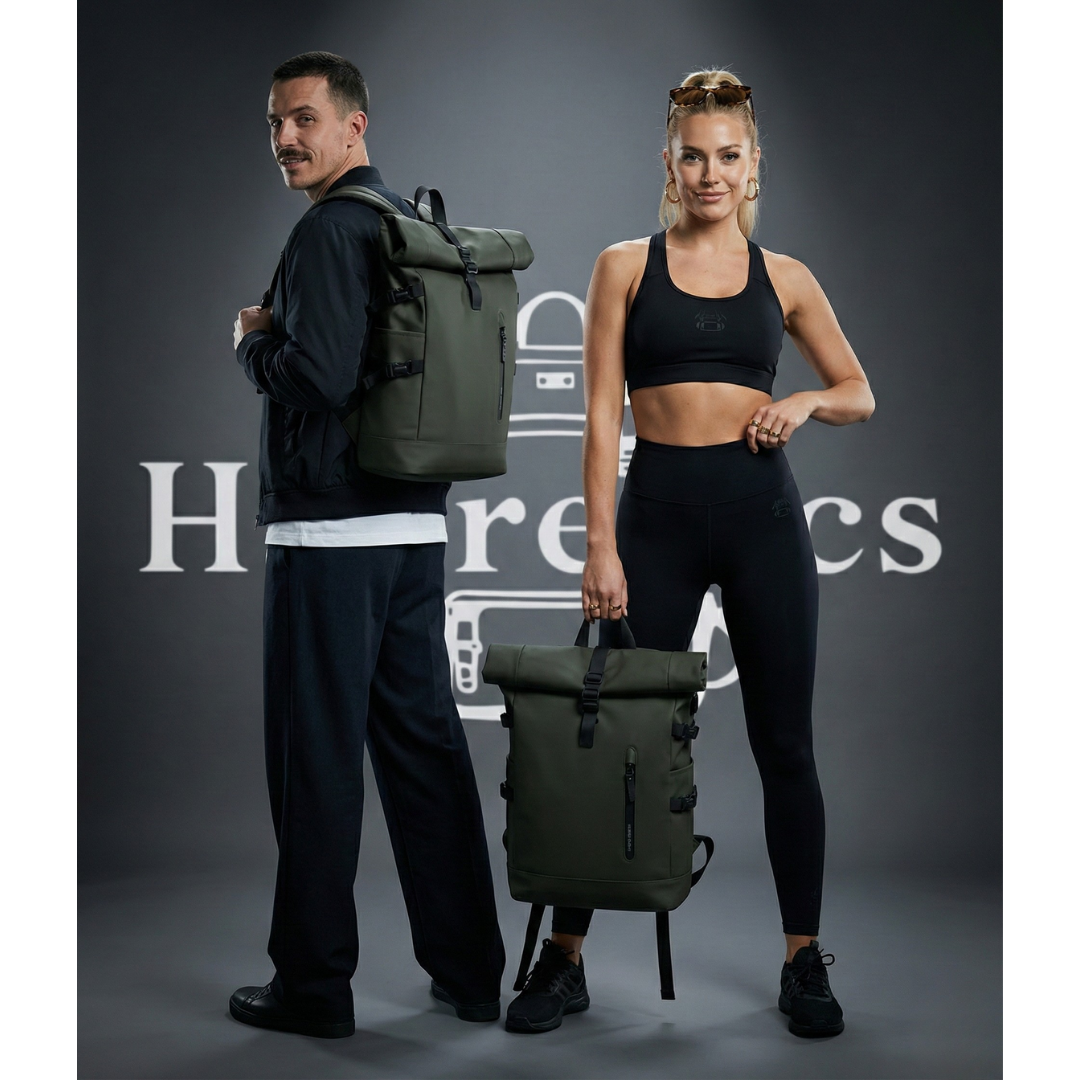 Sac à dos Roll Top Étanche 20L - PC 15.6" voyage & travail - HavreS