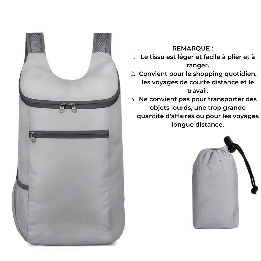 Sac à dos pliable 15L – FoldLite – Havresacs