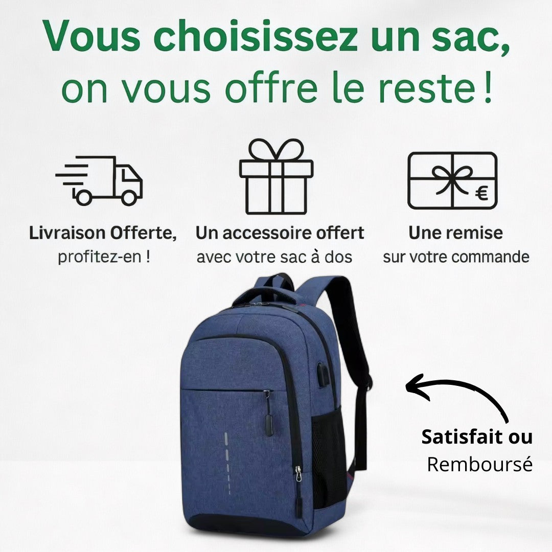 Sac à dos urbain et sécurisé PC 15" – DailyPak – Havresacs