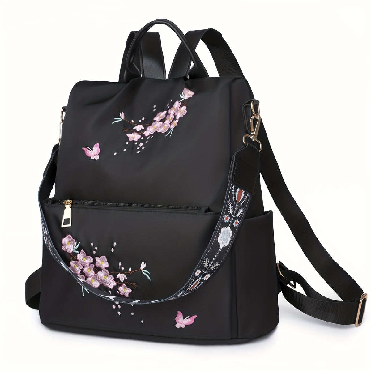 Sac à Dos Femme Floral 2 en 1, 15L – FloralChic – Havresacs