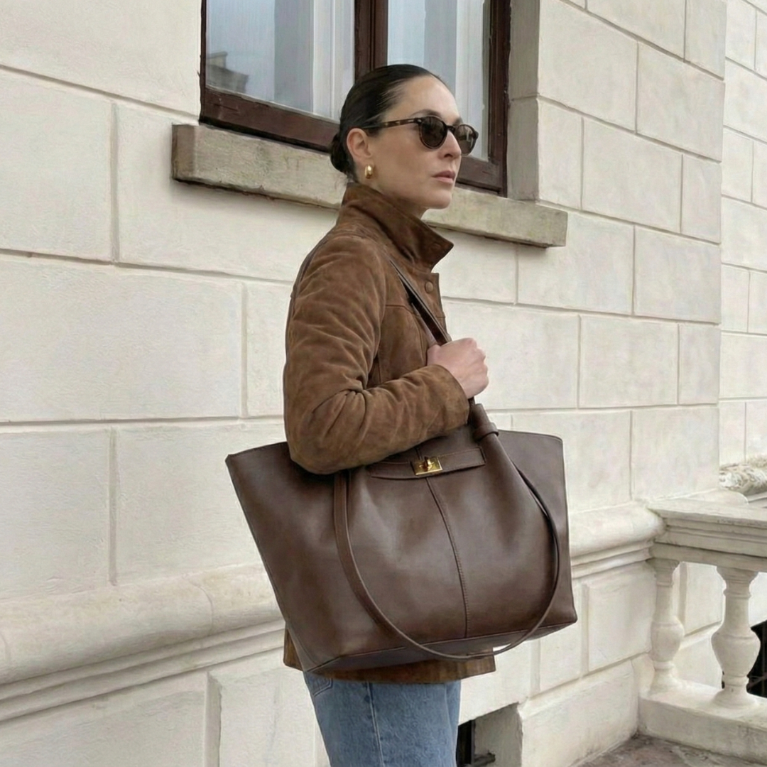 Sac à Main Cabas Noir - Grande Capacité & Cours - HavreS