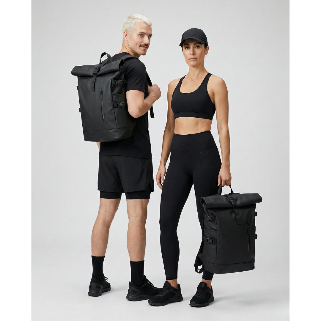 Sac à dos Roll Top waterproof avec USB – Urban Flex – Havresacs
