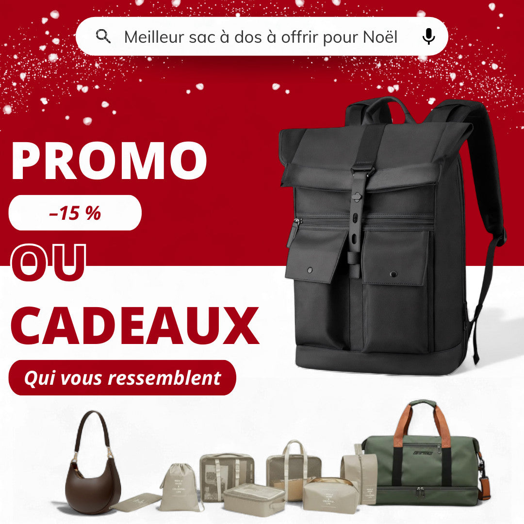 Sac à dos homme tendance noir - antivol et étanche - Havresacs