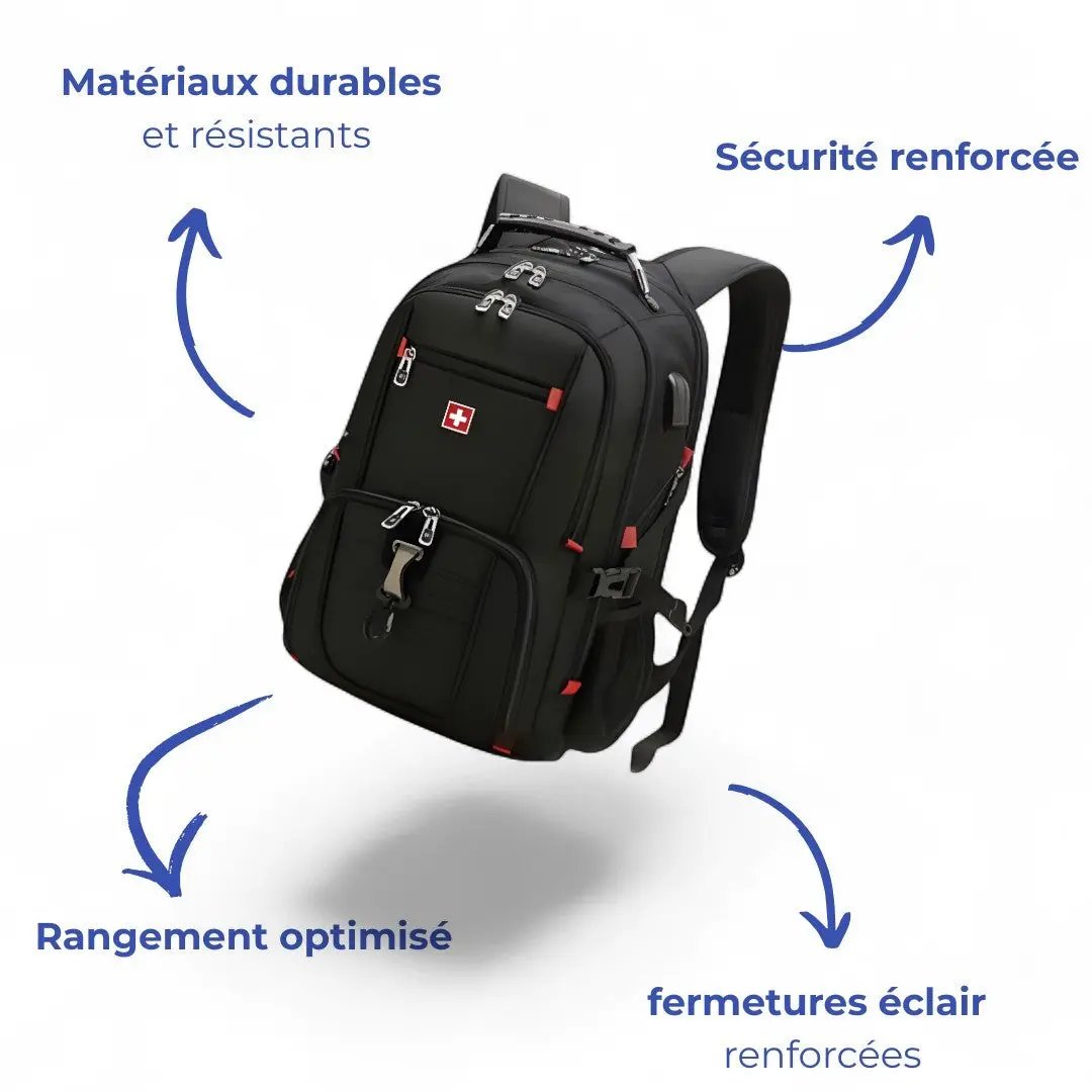 Sac à dos grande capacité 30L-80L – Voyage, PC 17 pouces – Havresacs - HavreS