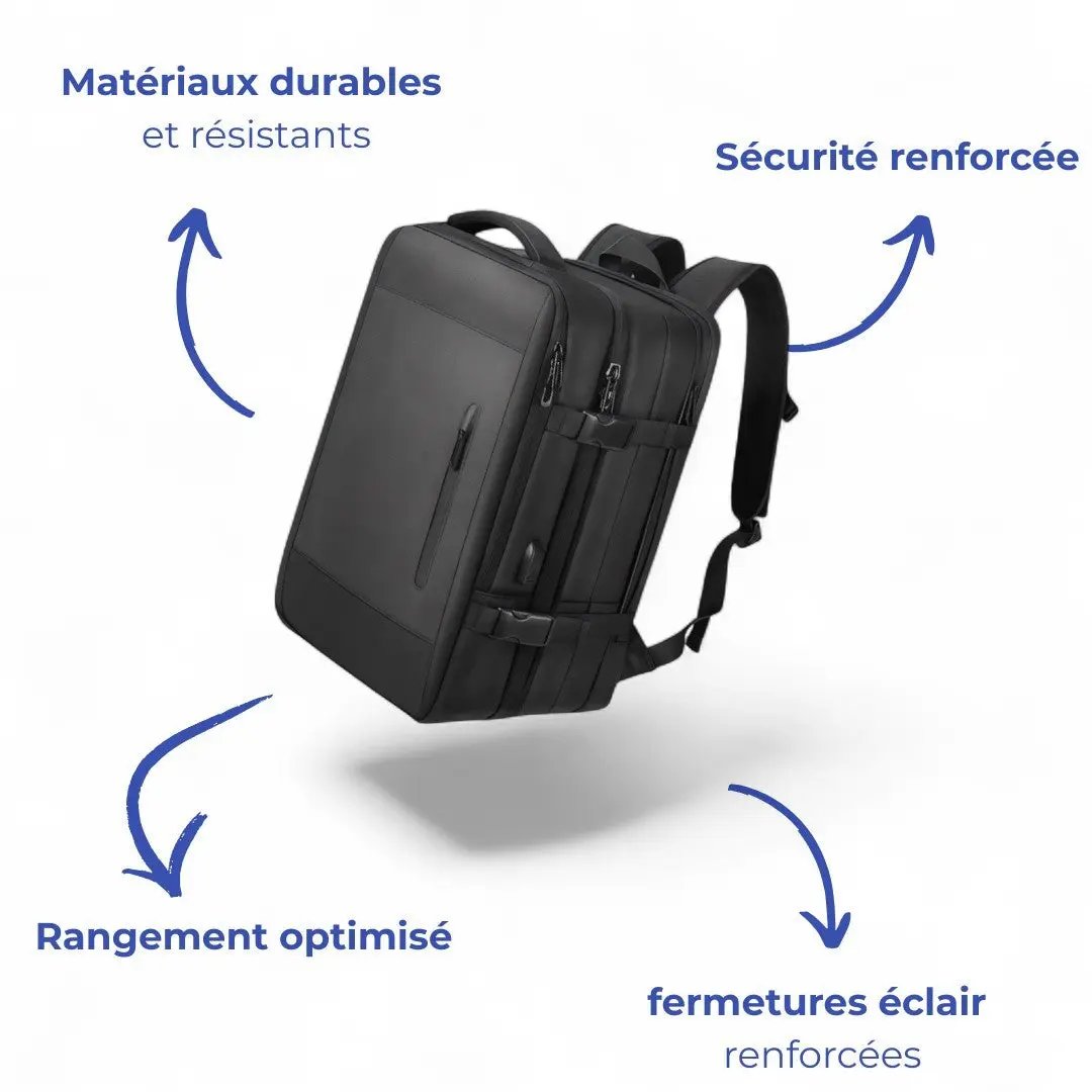 Sac à dos extensible 40l idéal en voyage et cabine avion - Havresacs - HavreS