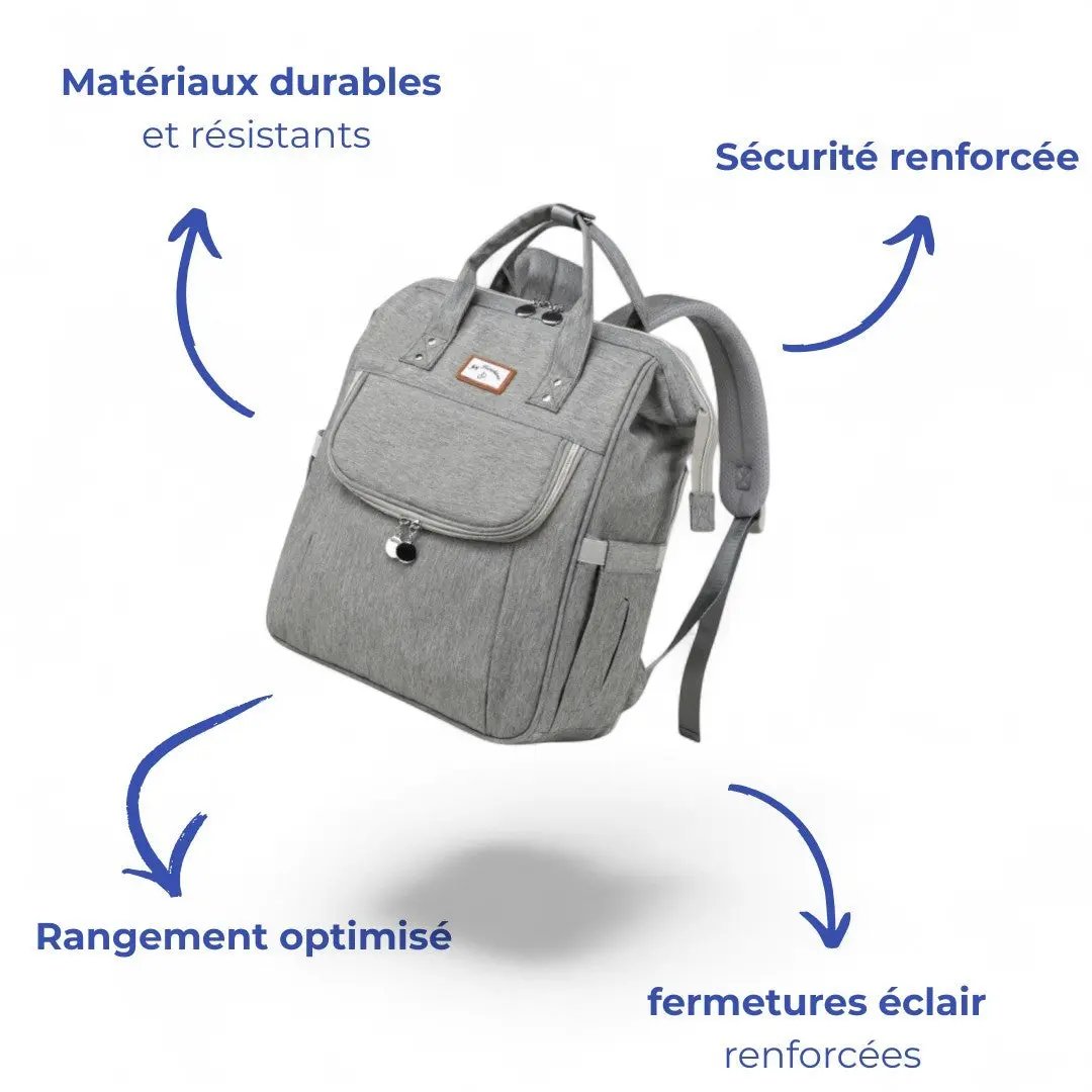 Sac à dos à langer avec tapis de 20 litres - Havresacs - HavreS