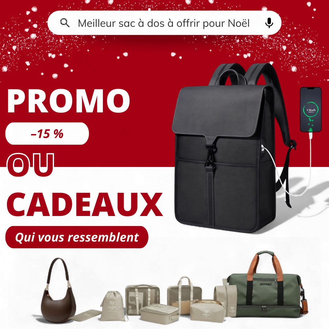 Sac à dos urbain tendance avec poche ordinateur 15 pouces - Havresacs