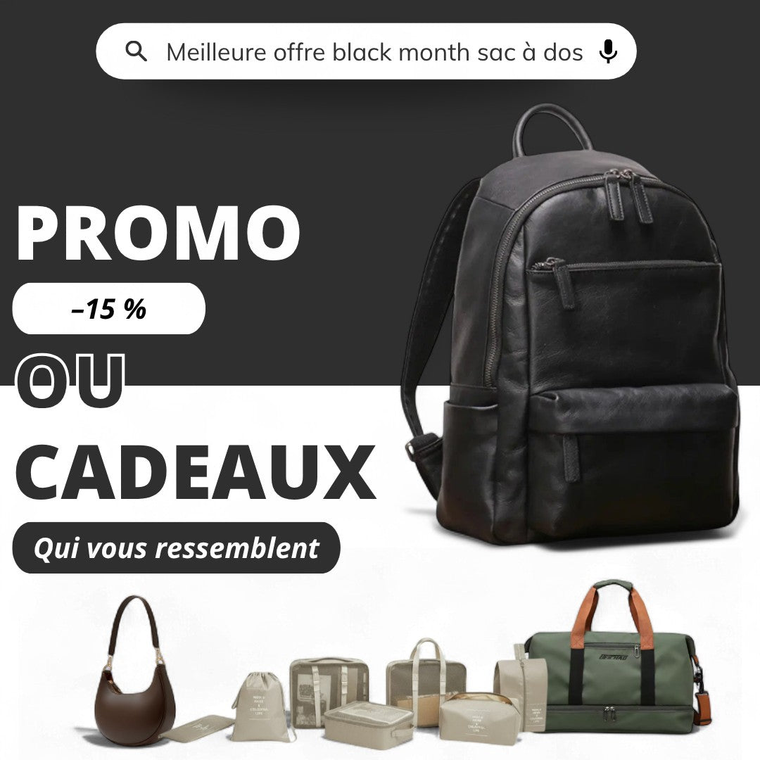 Sac à Dos Cuir Véritable Homme Vintage 20L – Élégant | Havresacs
