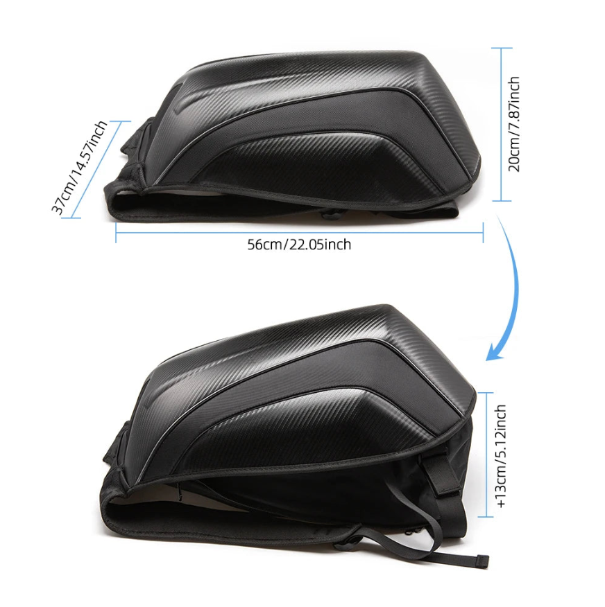 Sac à dos moto coque rigide 30L – ArmorRide – Havresacs