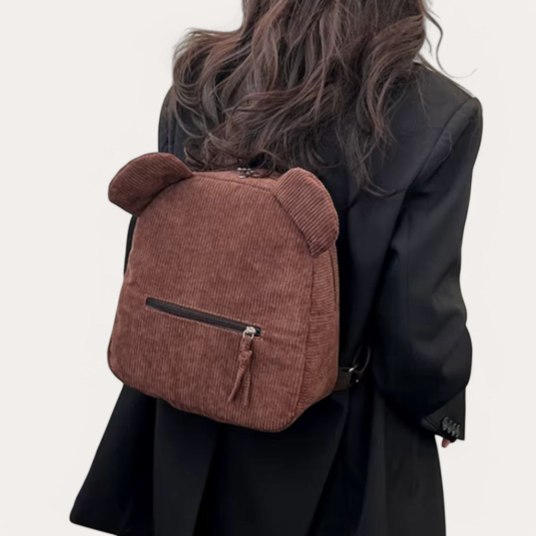 Sac à Dos Femme Velours Nounours 10L – NounoursChic – Havresacs