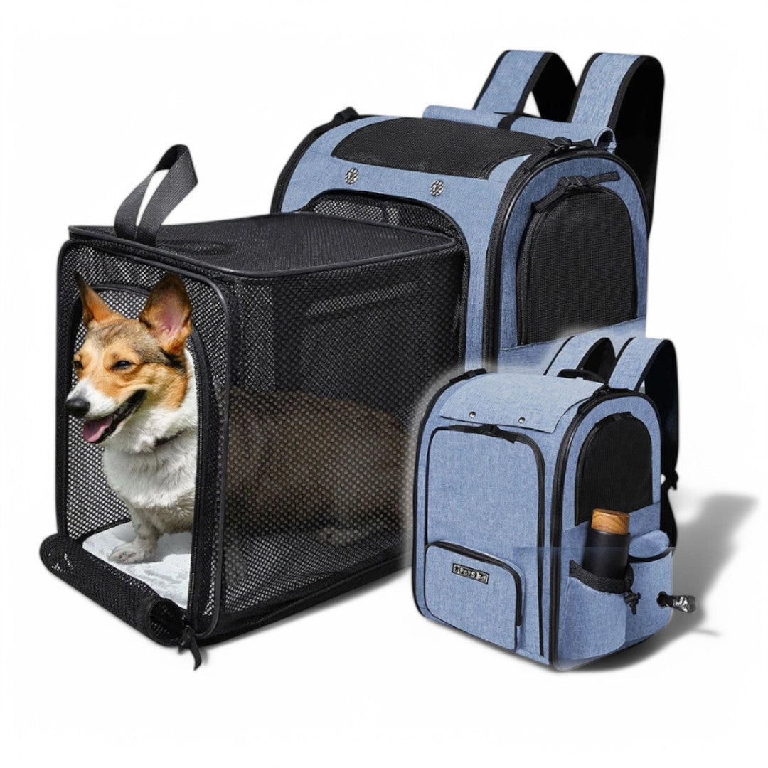 Sac à dos extensible pour chien et chat GrandEspace – Havresacs