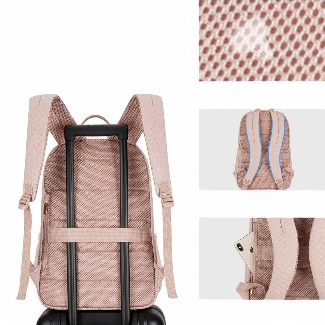 Sac à dos anti-vol avec USB 25L pour femme – SecureTravelPro – Havresacs