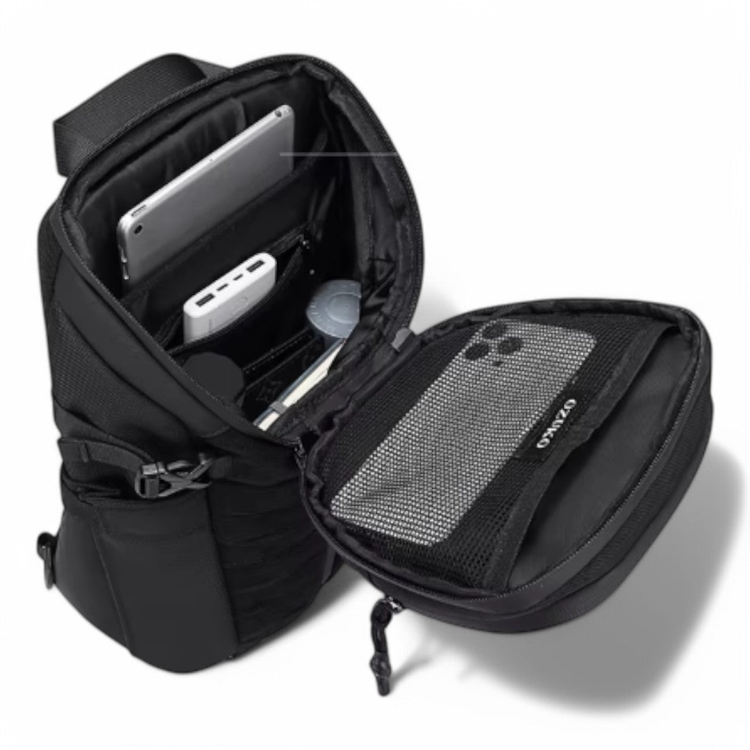 Sac à dos bandoulière homme de 14L, étanche antivol USB - Havresacs