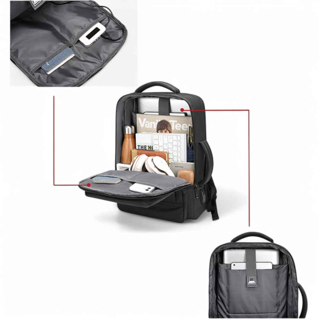 Sac à dos connecté extensible 20-30L – Nova Axis – Havresacs