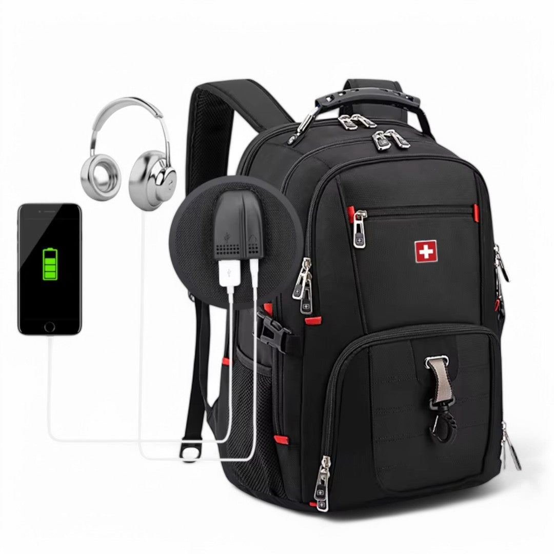 Sac à dos grande capacité – 30L à 80L, PC 17" – Swiss Pro