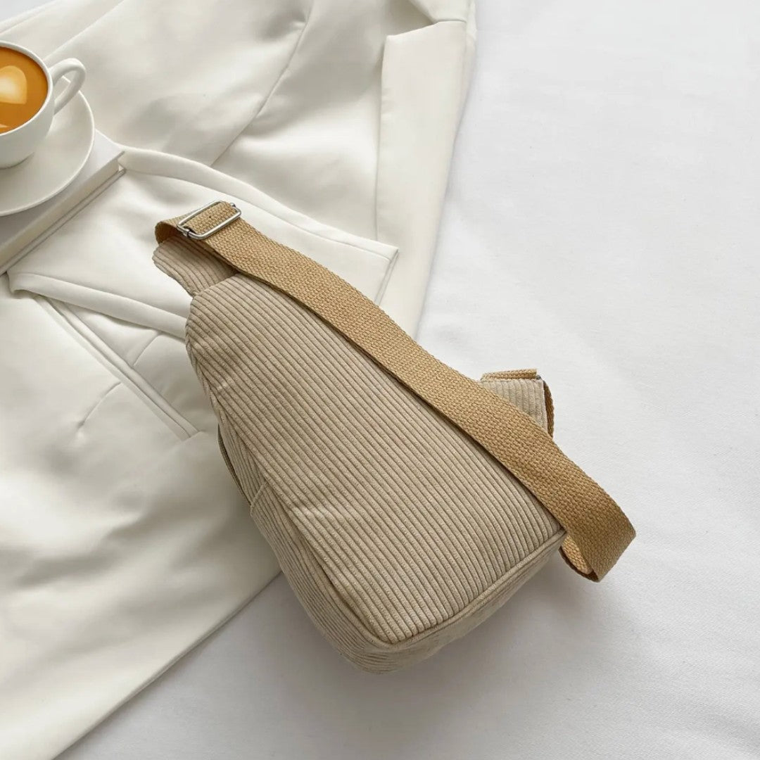Sac bandoulière velours femme léger – CosyCord – Havresacs