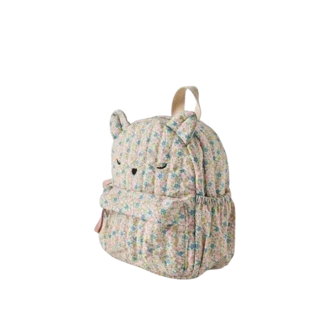 Cartable Maternelle Fille Fleuri Chat - Confort & Douceur | Havresacs