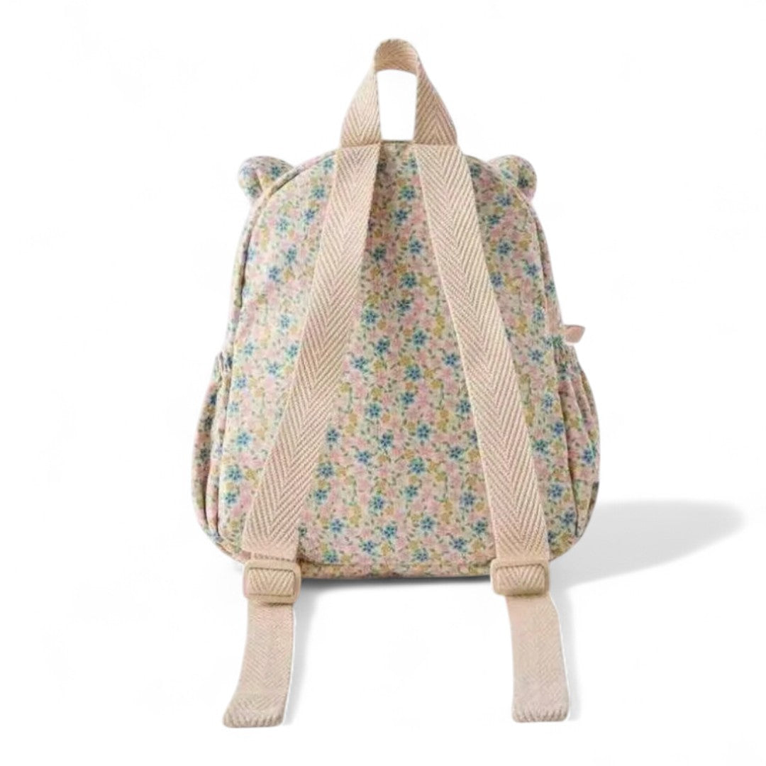 Cartable Maternelle Fille Fleuri Chat - Confort & Douceur | Havresacs