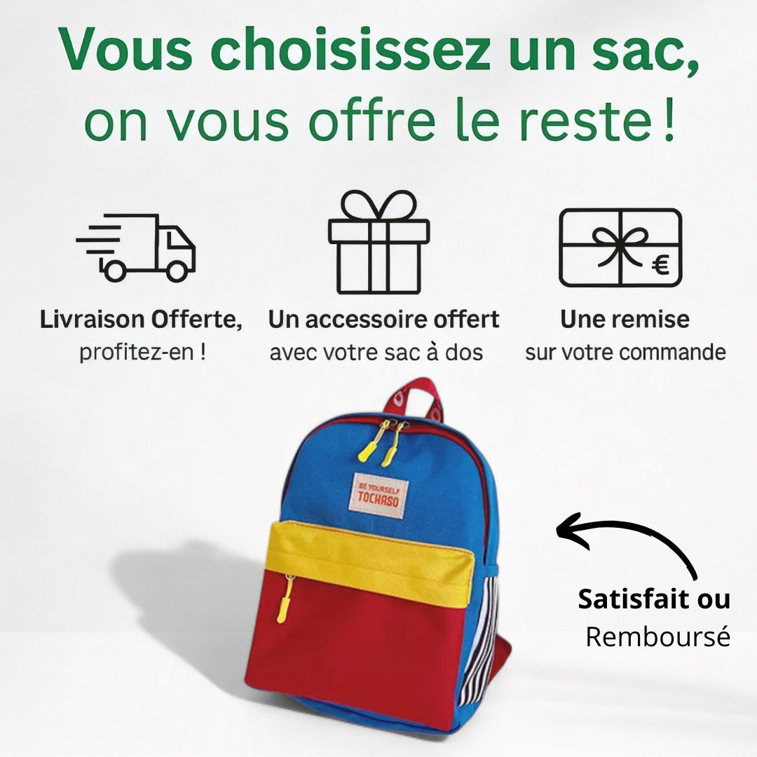 Cartable Maternelle CP Patchwork - Léger & Coloré | Havresacs