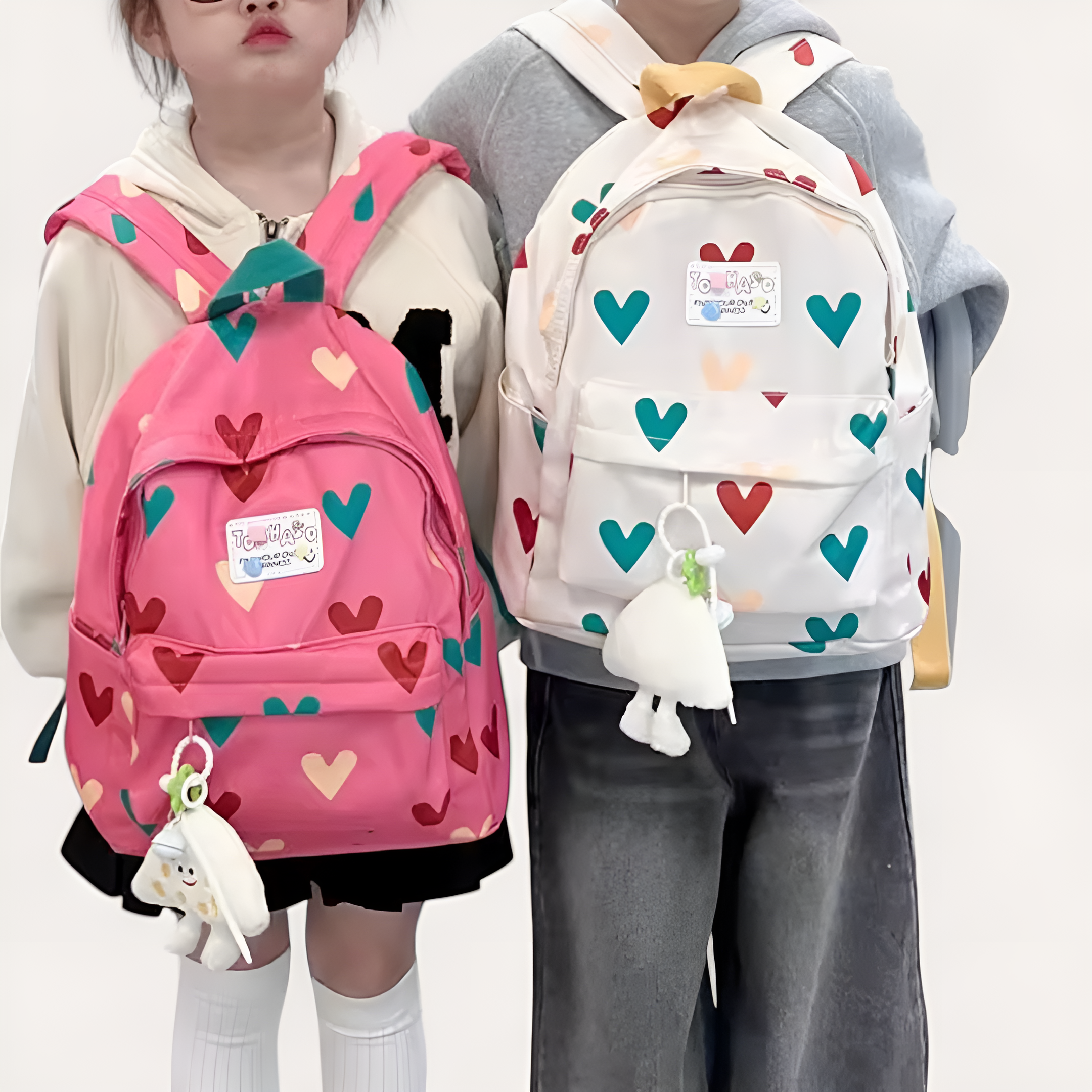 Cartable Maternelle Fille CP - Coeurs Confort & Style | Havresacs