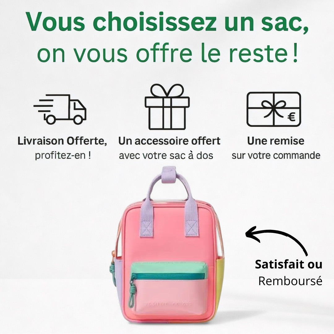 Cartable Filles Maternelle Rose - Étanche & Coloré | Havresacs
