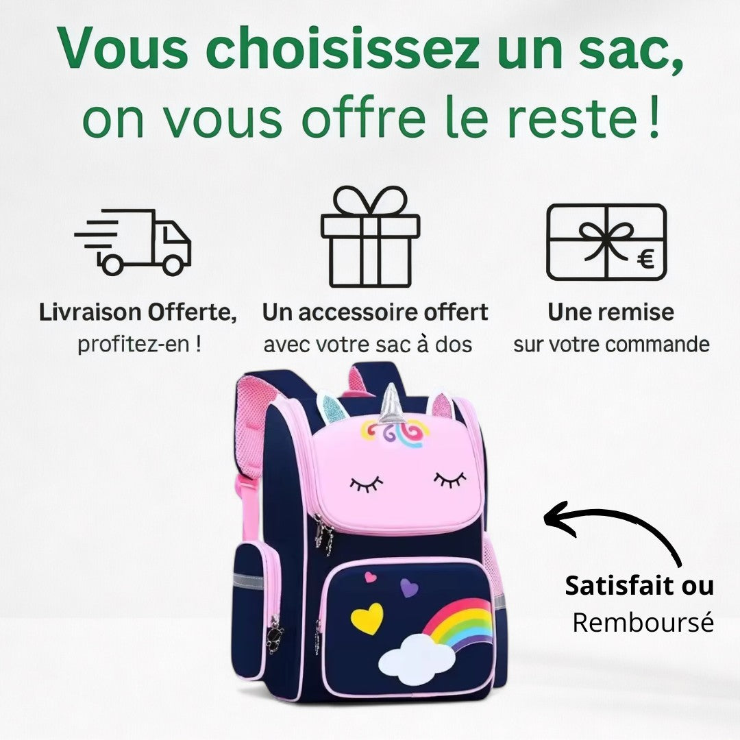 Cartable Etanche Fille CP - Licorne Étanche | Havresacs