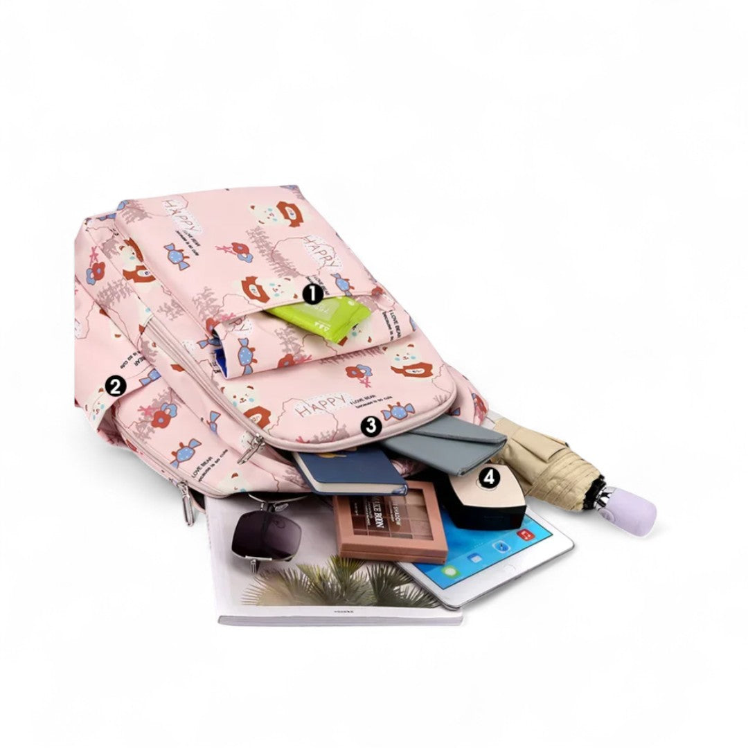 Cartable Fille CP - Rose & Orthopédique | Havresacs