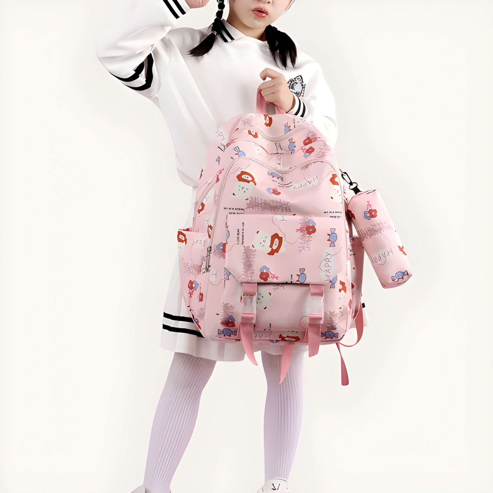 Cartable Fille CP - Rose & Orthopédique | Havresacs