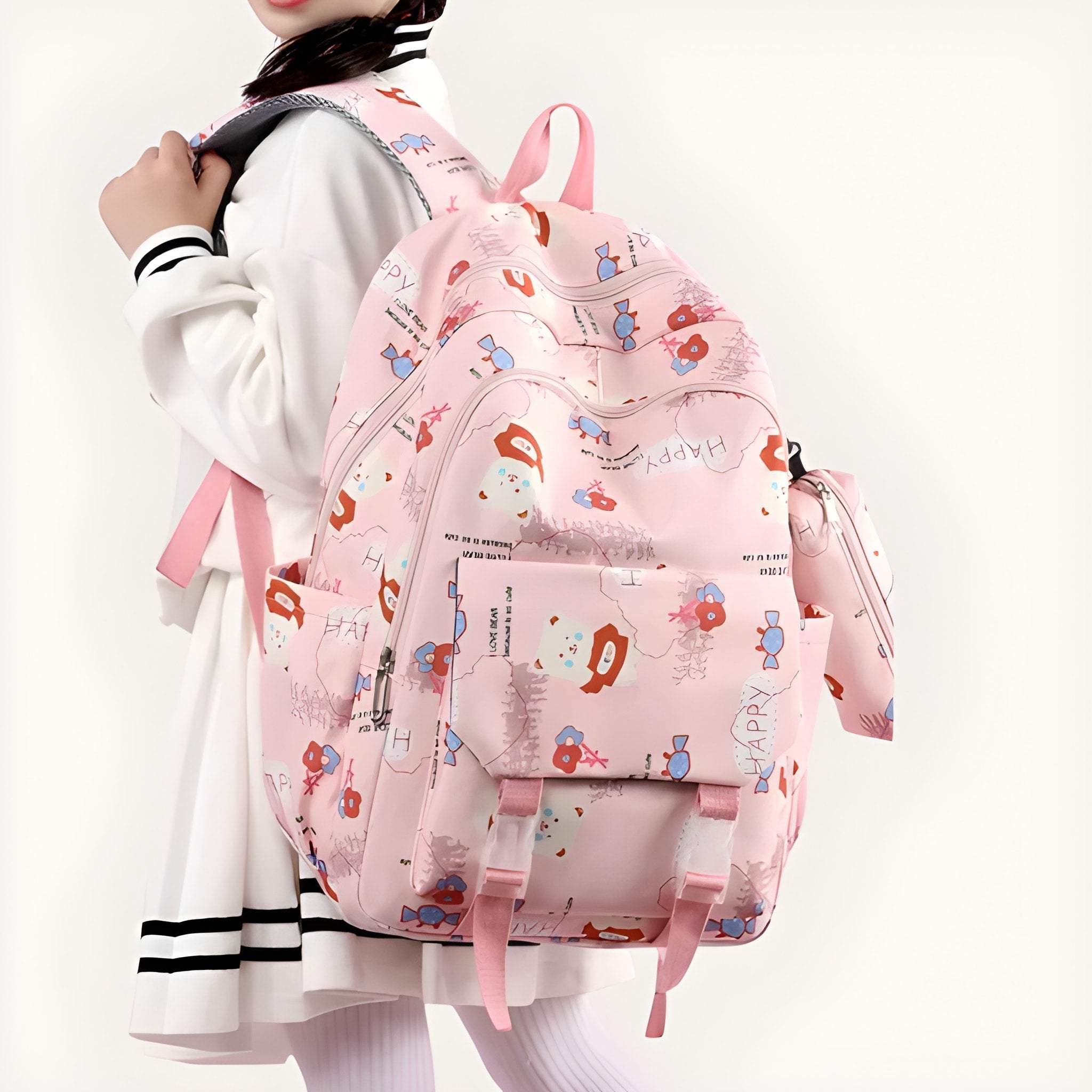 Cartable Fille CP - Rose & Orthopédique | Havresacs