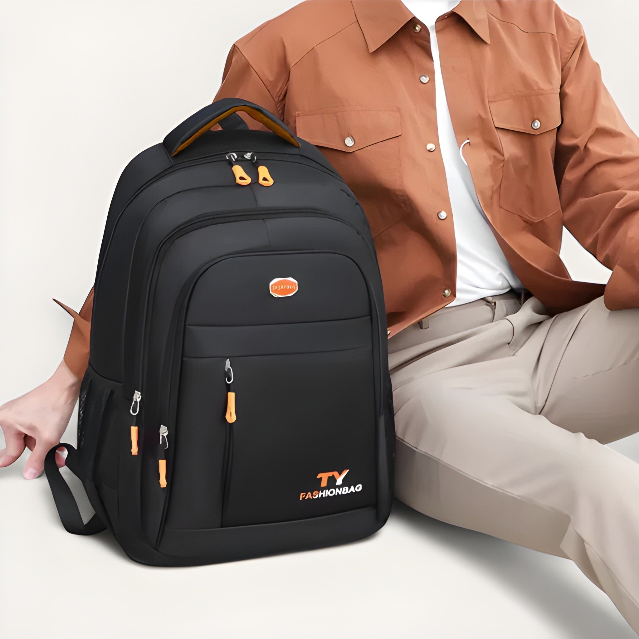 Sac à Dos Homme Grande Capacité Étanche 30L - Style Casual | Havresacs
