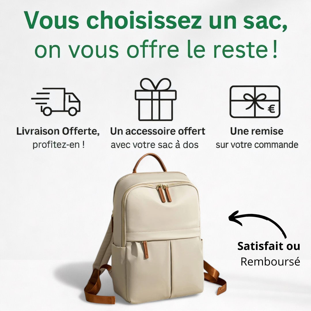Sac à Dos Voyage Femme Oxford 25L - Étanche & Tendance | Havresacs