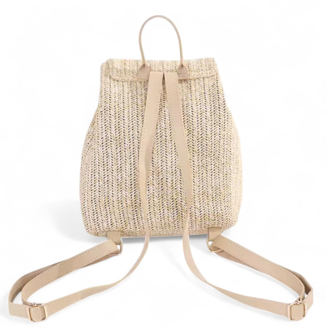 Sac à Dos Paille Femme 15L - Style Bohème Chic | Havresacs