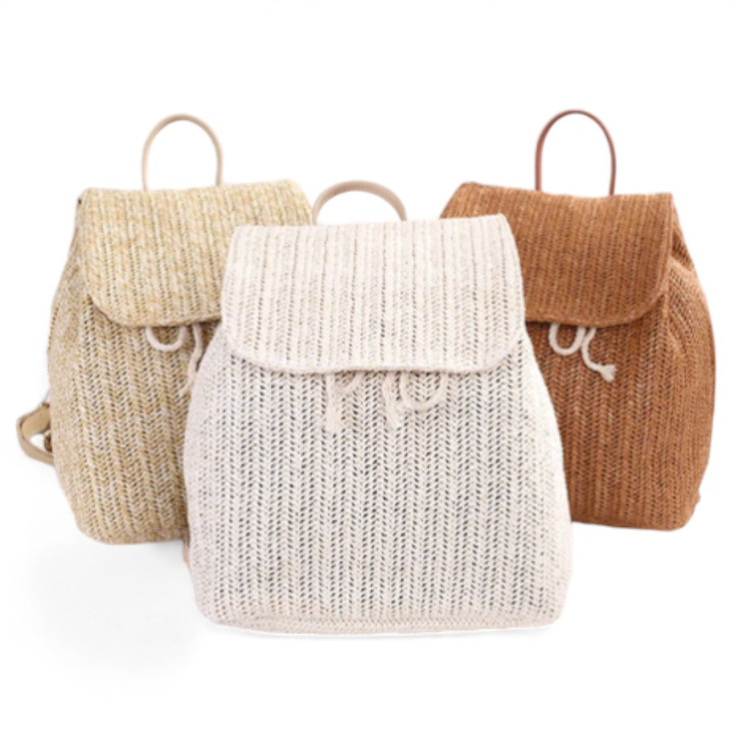 Sac à Dos Paille Femme 15L - Style Bohème Chic | Havresacs
