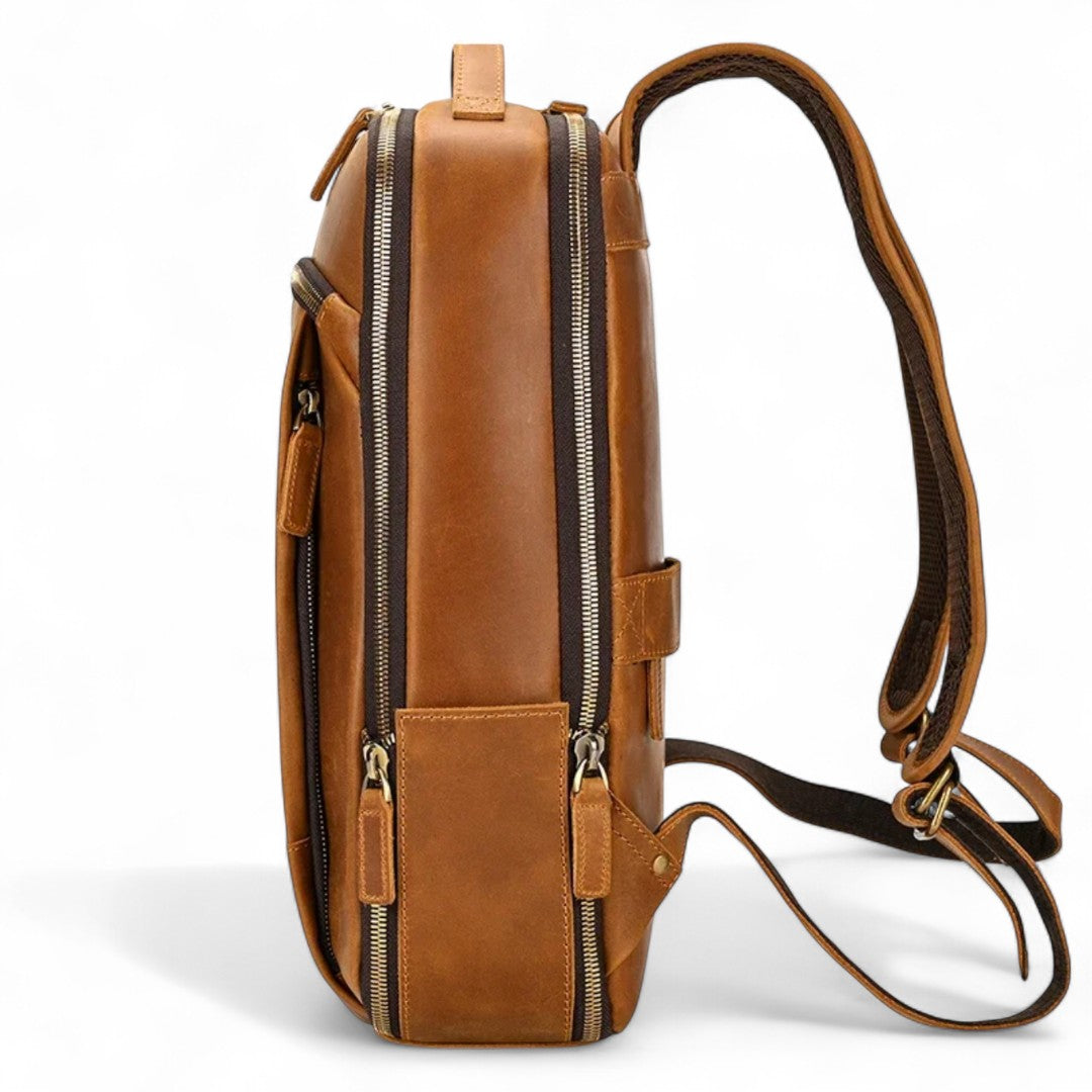 Sac à dos en cuir vintage pour homme - UrbanRetro - Havresacs