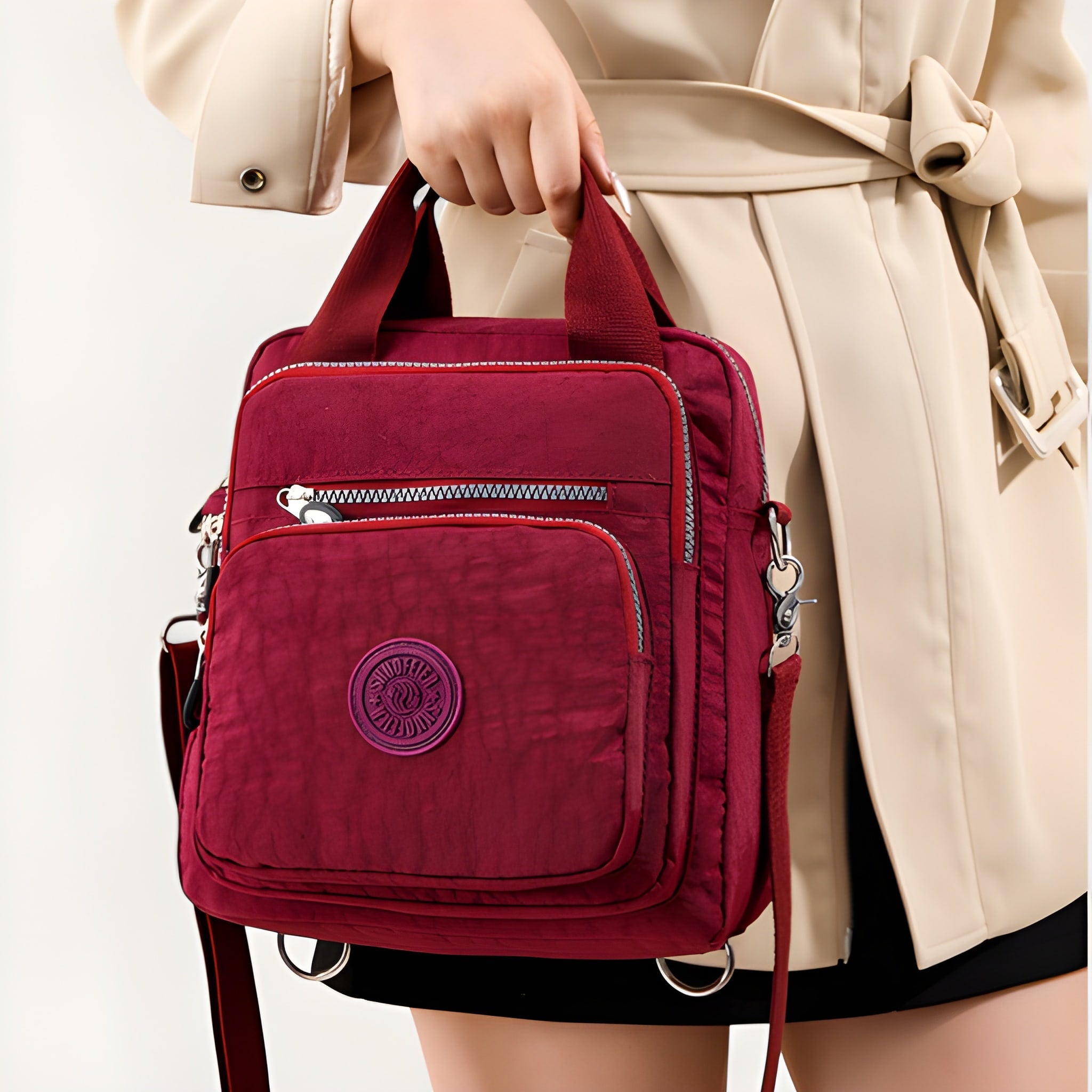 Sac à Dos Femme Vintage 2 en 1, 8L – RetroChic – Havresacs