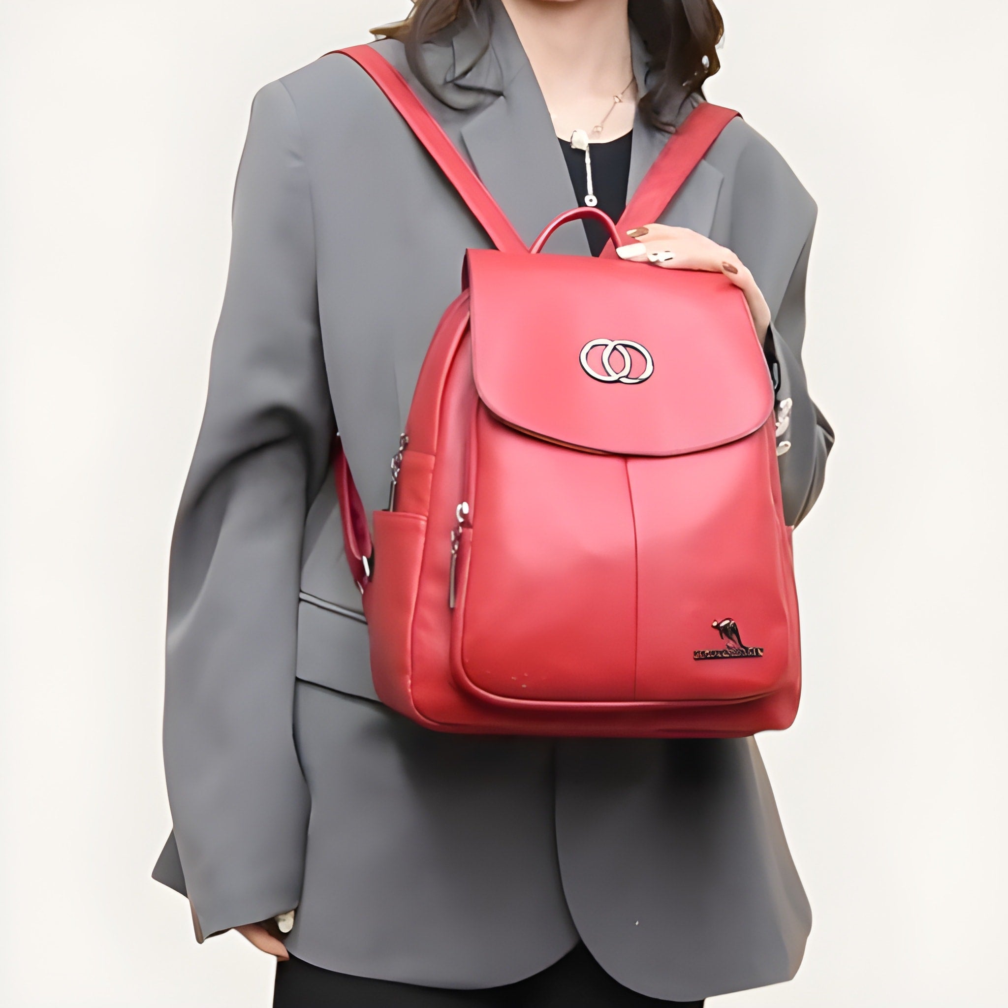 Sac à Dos Femme Cuir 18L - Élégant & Spacieux | Havresacs