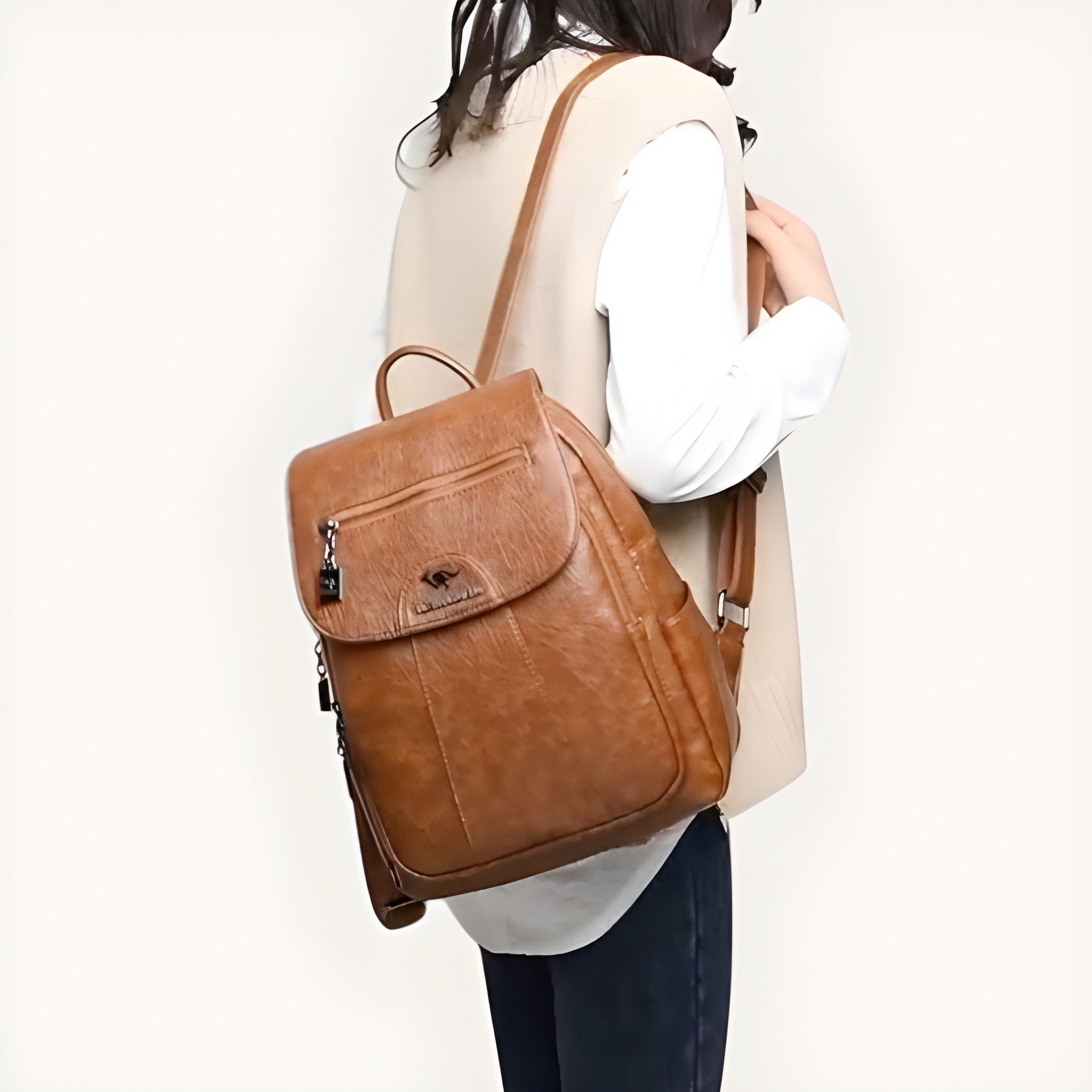 Sac à Dos Femme Cuir PU 15L - Style Vintage | Havresacs