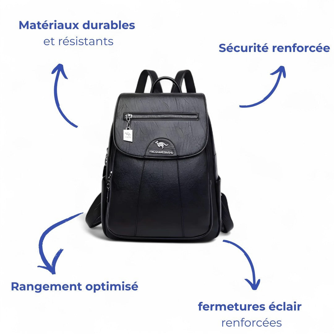 Sac à Dos Femme Cuir PU 15L - Style Vintage | Havresacs