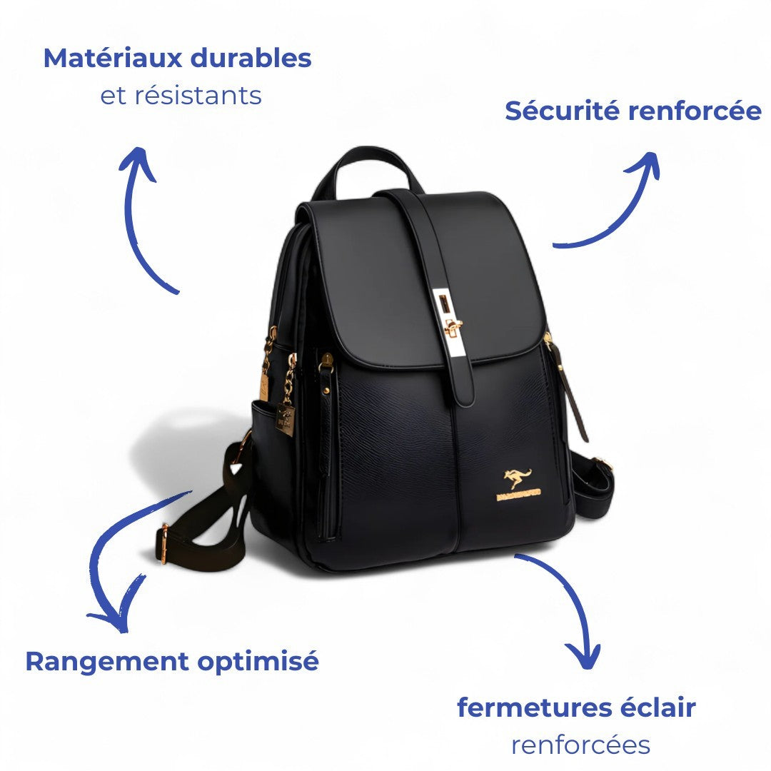 Sac à Dos Femme Cuir De 20L - Élégant & Vintage | Havresacs