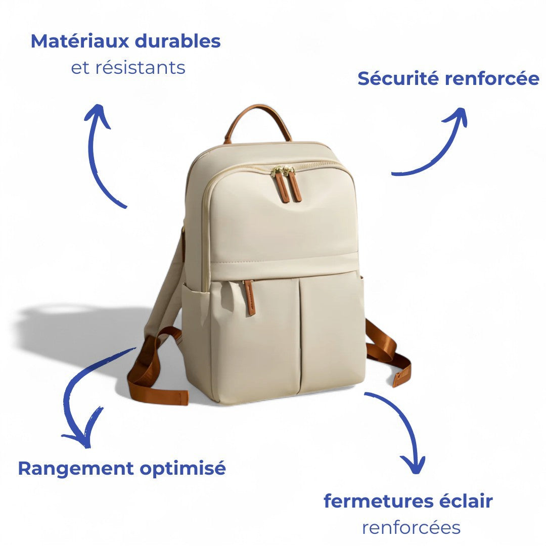 Sac à Dos Voyage Femme Oxford 25L - Étanche & Tendance | Havresacs