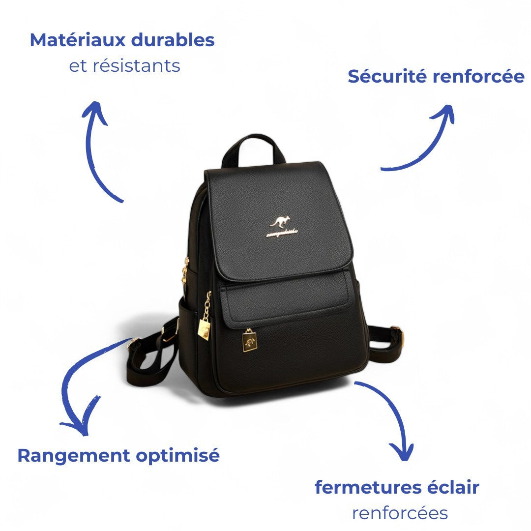 Sac à Dos Femme Cuir 15L - Élégant & Pratique | Havresacs