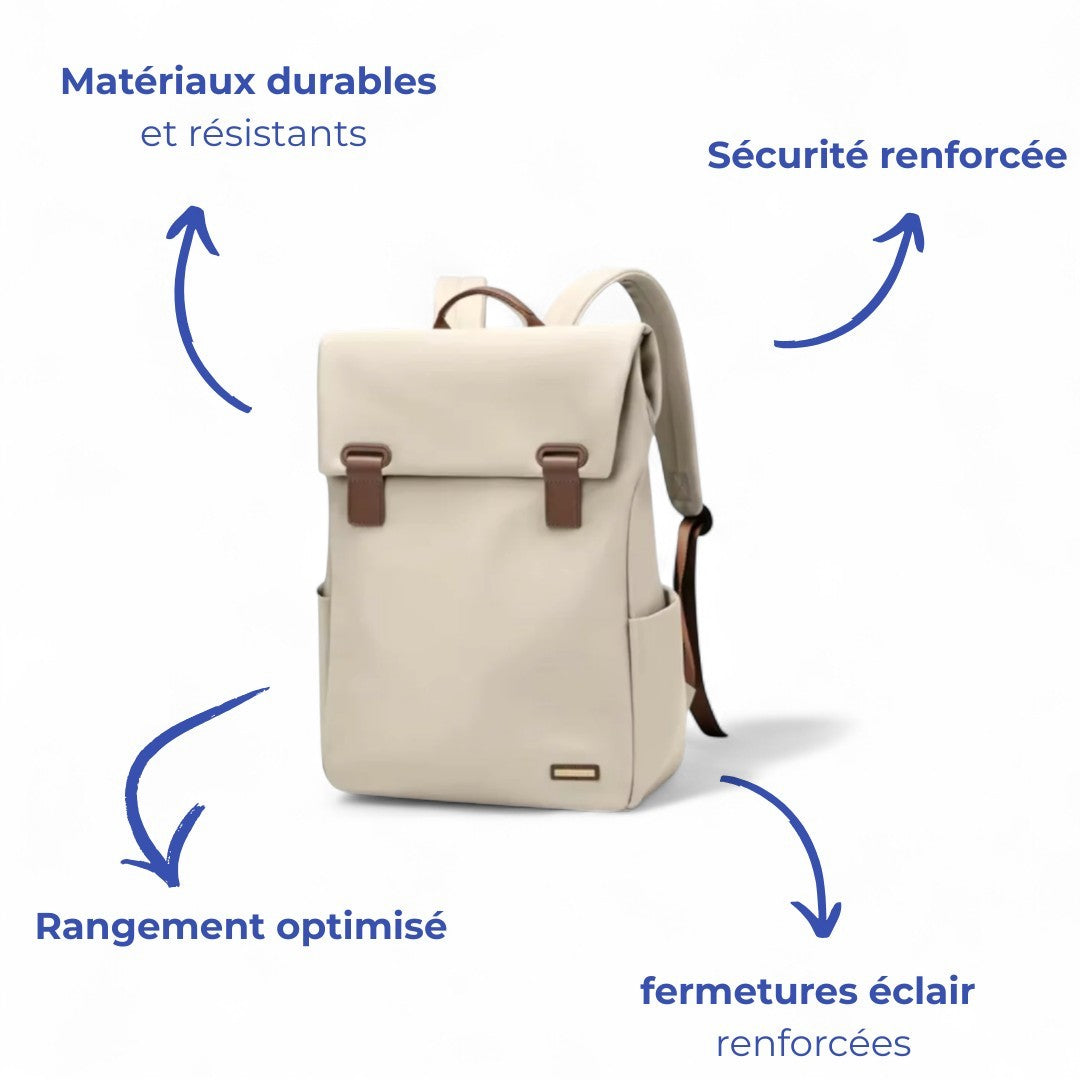 Sac à Dos Femme Anti-Vol Voyage 16L - Élégant & Pratique | Havresacs