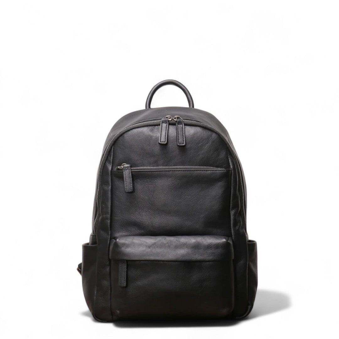 Sac à Dos Cuir Véritable Homme Vintage 20L – Élégant | Havresacs