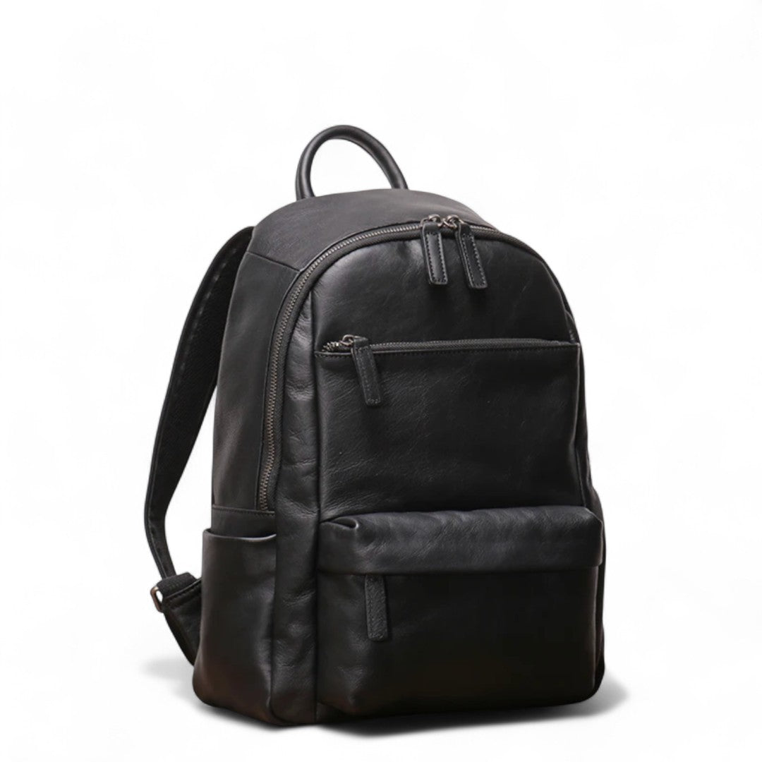 Sac à Dos Cuir Véritable Homme Vintage 20L – Élégant | Havresacs