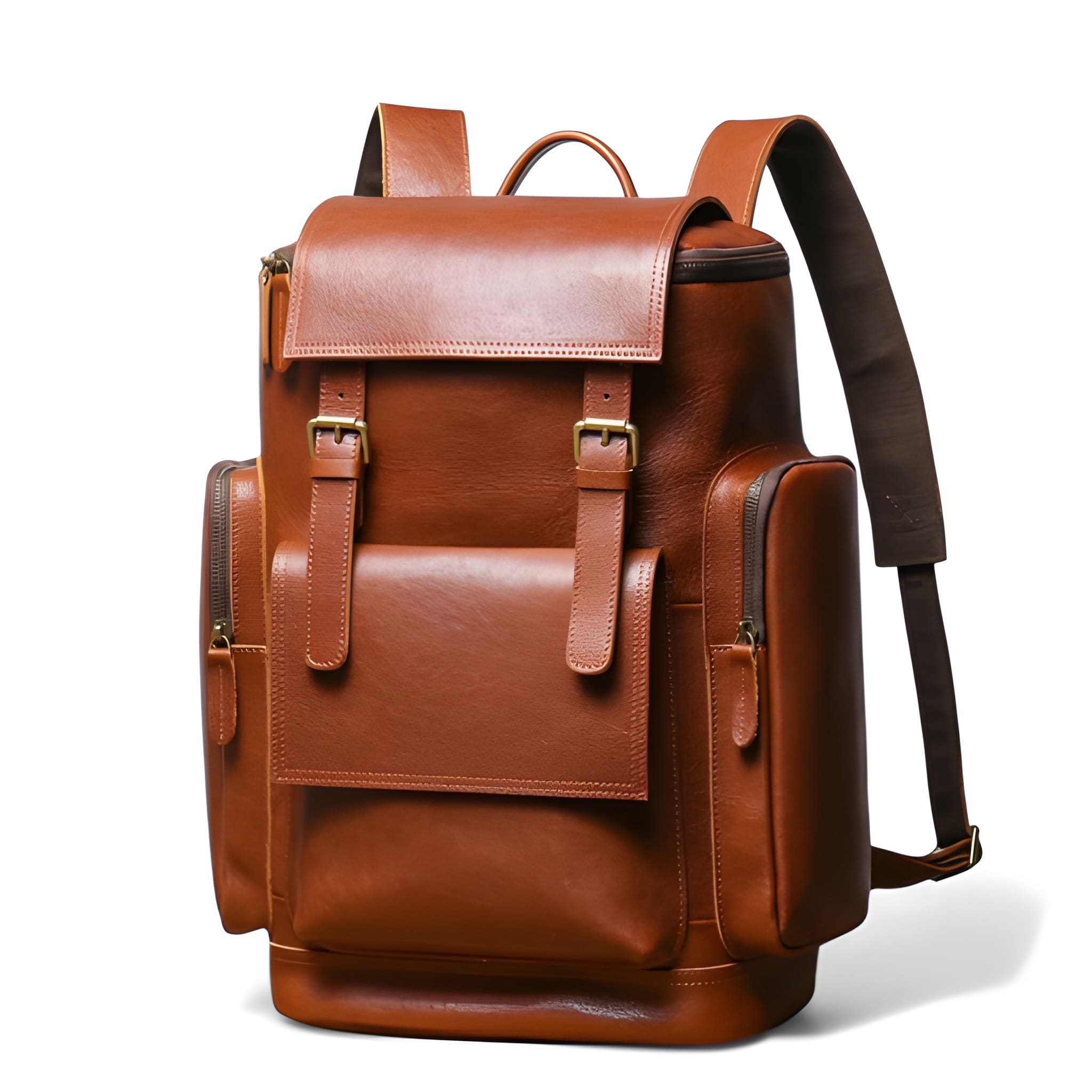 Sac à Dos Cuir Véritable Vintage PC 15’’ Voyage – 20L | Havresacs